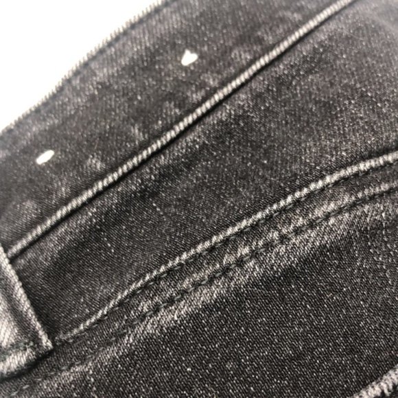 LIKE NEW MENS DISTRESS BLACKWASH SKINNY JEANS 26x28 ⭐️ - Picture 6 of 15